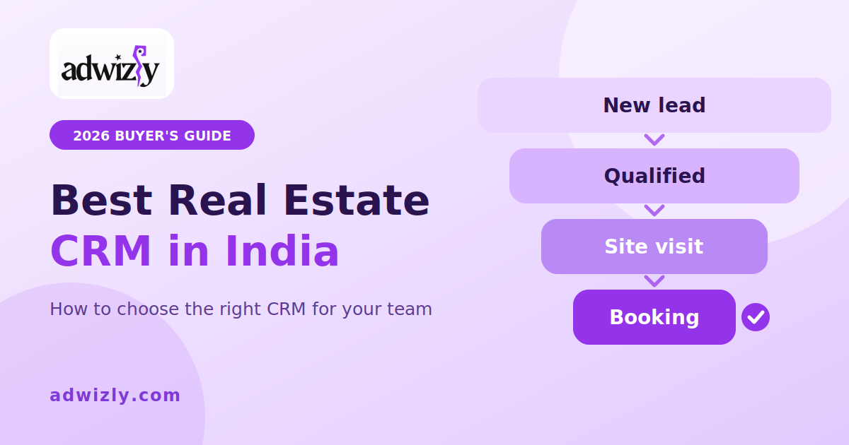 Best Real Estate CRM in India (2026): How to Choose the Right One