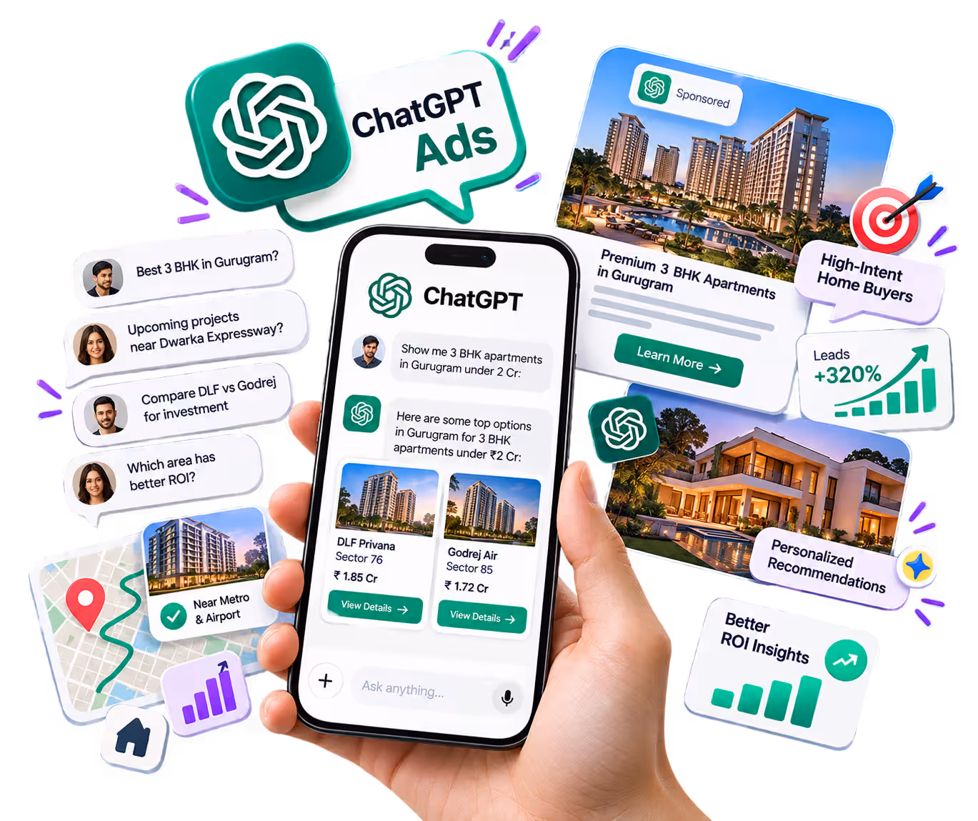 ChatGPT Ads Agency for Education: Show Up When Someone Asks ChatGPT If a Course Is Worth It — ChatGPT Ads for EdTech illustration